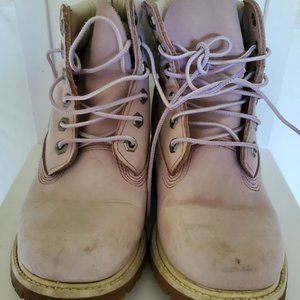 Timberline Leather Boots Women's Light Pink Size US 5.5 UK 3.5 EU 36